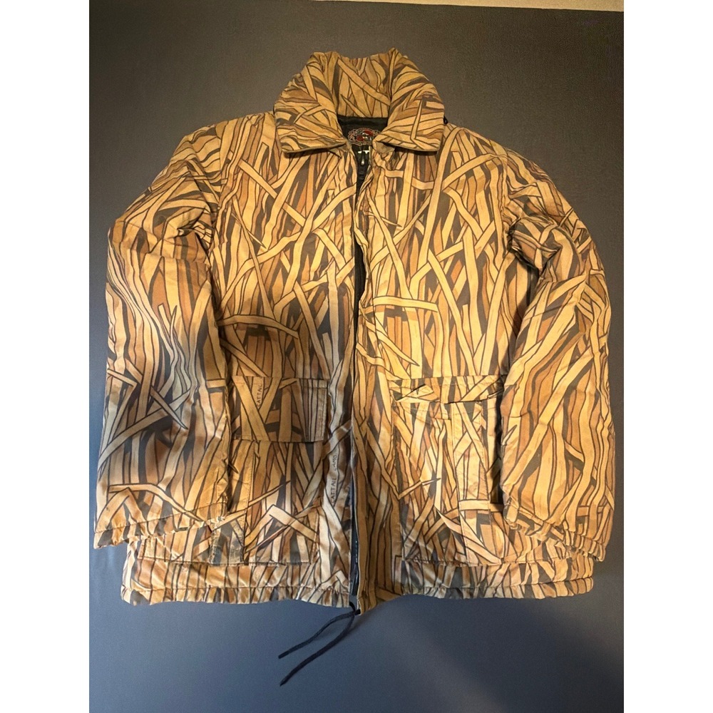 Vintage Stearns FJ-7060 Camo Flotation Jacket Type III PFD Large 44-46 USA PRICE